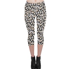 Charcoal Confetti Capri Leggings 