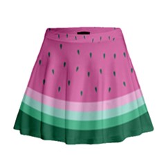 Watermelon Mini Flare Skirt