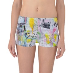 Graffiti Graphic Boyleg Bikini Bottoms by ArtistRoseanneJones