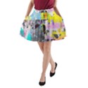 Graffiti Pop A-Line Pocket Skirt View1