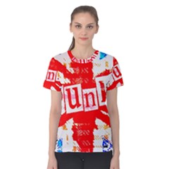 Punk Union Jack Women s Cotton Tee