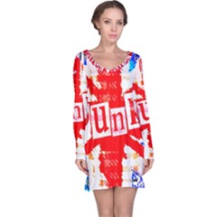 Punk Union Jack Long Sleeve Nightdress