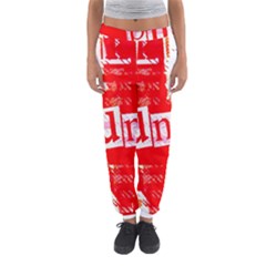 Punk Union Jack Women s Jogger Sweatpants by ArtistRoseanneJones