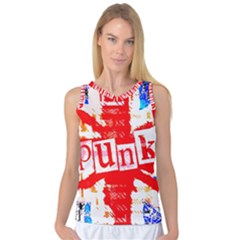 Punk Union Jack Women s Basketball Tank Top