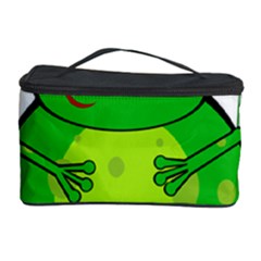 Green Frog Cosmetic Storage Case by Valentinaart