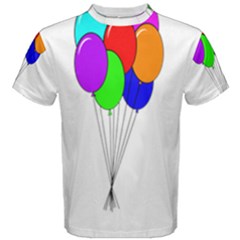 Colorful Balloons Men s Cotton Tee