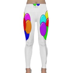 Colorful Balloons Yoga Leggings by Valentinaart