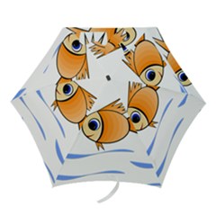 Cute Fish Mini Folding Umbrellas by Valentinaart