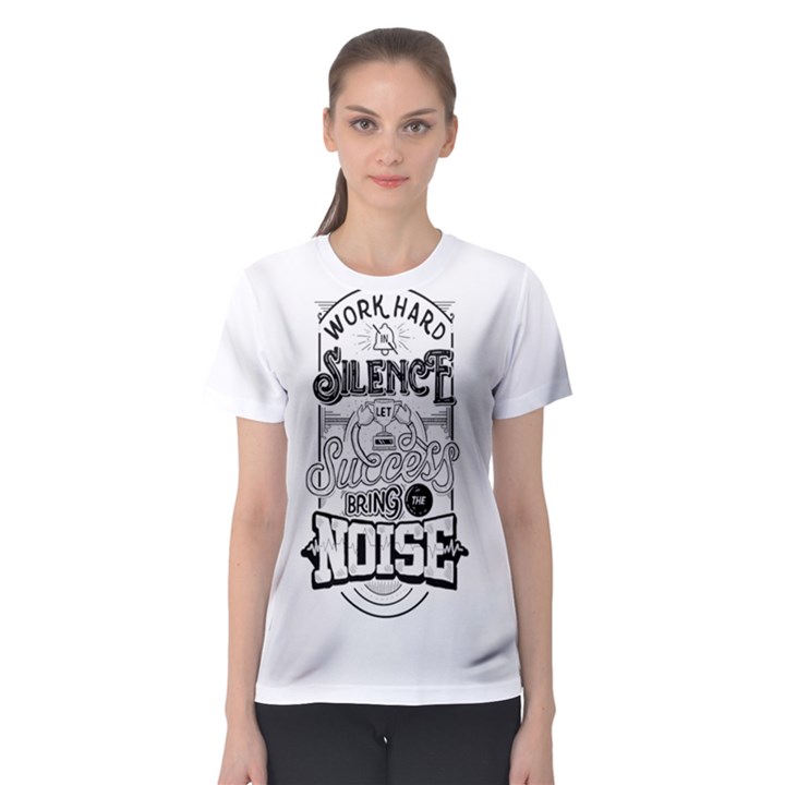 Work Hard Women s Sport Mesh Tee