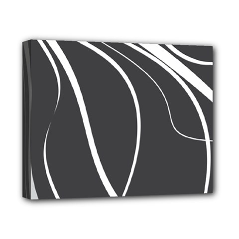Black And White Elegant Design Canvas 10  X 8  by Valentinaart