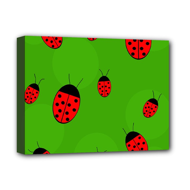 Ladybugs Deluxe Canvas 16  x 12  