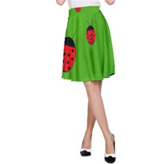 Ladybugs A-line Skirt