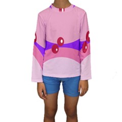 Decorative Abstraction Kid s Long Sleeve Swimwear by Valentinaart