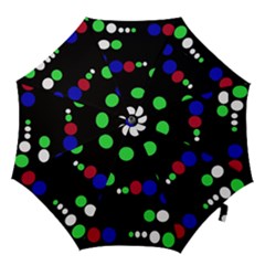 Colorful Dots Hook Handle Umbrellas (medium) by Valentinaart