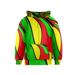 Colors Of Jamaica Kids  Zipper Hoodie by Valentinaart