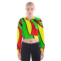 Colors Of Jamaica Women s Cropped Sweatshirt