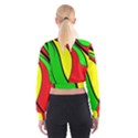 Colors Of Jamaica Women s Cropped Sweatshirt View2