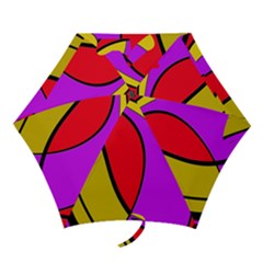 Colorful Lines Mini Folding Umbrellas by Valentinaart