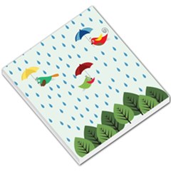 Birds In The Rain Small Memo Pads