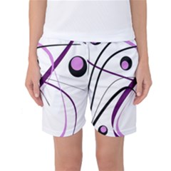 Pink elegant design Women s Basketball Shorts