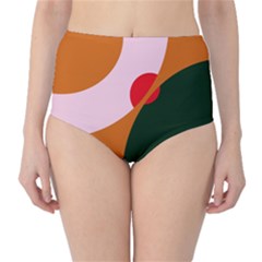 Decorative Abstraction  High-waist Bikini Bottoms by Valentinaart