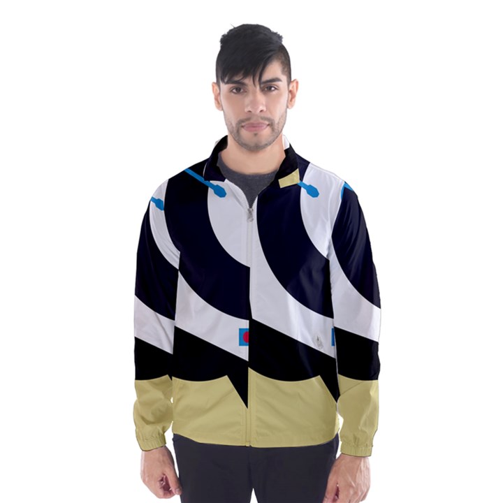 Digital abstraction Wind Breaker (Men)