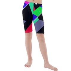 Abstract Fish Kid s Mid Length Swim Shorts by Valentinaart