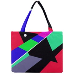 Abstract Fish Mini Tote Bag by Valentinaart