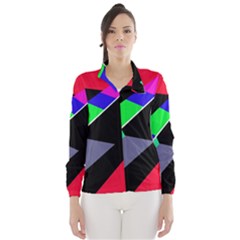 Abstract Fish Wind Breaker (women) by Valentinaart