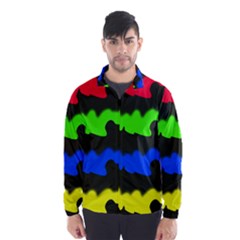Colorful Abstraction Wind Breaker (men)