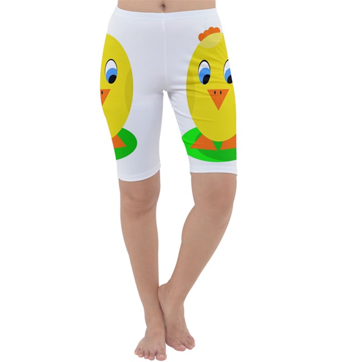 Cute chicken  Cropped Leggings 