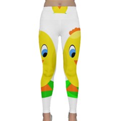 Cute Chicken  Yoga Leggings by Valentinaart