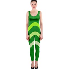 Green waves OnePiece Catsuit