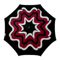 Decorative Waves Golf Umbrellas by Valentinaart