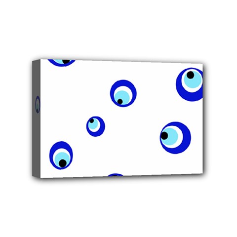 Mediterranean Blue Eyes Mini Canvas 6  X 4  by Valentinaart