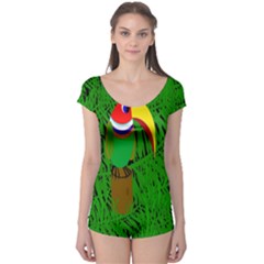 Toucan Boyleg Leotard  by Valentinaart