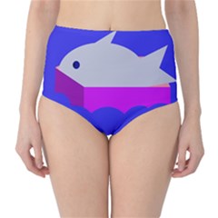 Big Fish High-waist Bikini Bottoms by Valentinaart
