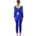 Blue monster fish Long Sleeve Catsuit View2