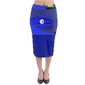 Blue monster fish Midi Pencil Skirt View1