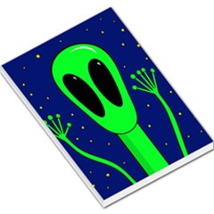 Alien  Large Memo Pads by Valentinaart