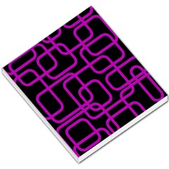 Purple And Black Elegant Design Small Memo Pads