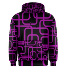 Purple And Black Elegant Design Men s Pullover Hoodie by Valentinaart