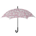 Pink elegant design Hook Handle Umbrellas (Large) View3