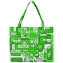 Green decorative abstraction  Mini Tote Bag View1