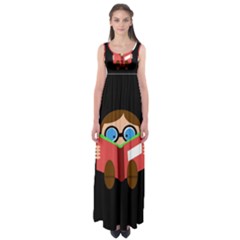 Brainiac  Empire Waist Maxi Dress