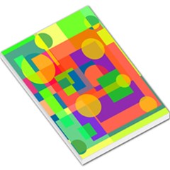 Colorful Geometrical Design Large Memo Pads