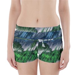 Bluegreen Boyleg Bikini Wrap Bottoms by tsartswashington