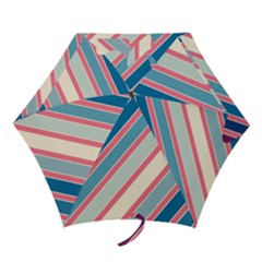 Colorful Lines Mini Folding Umbrellas by Valentinaart