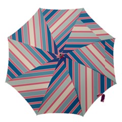 Colorful Lines Hook Handle Umbrellas (medium) by Valentinaart