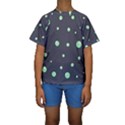 Green bubbles Kid s Short Sleeve Swimwear View1